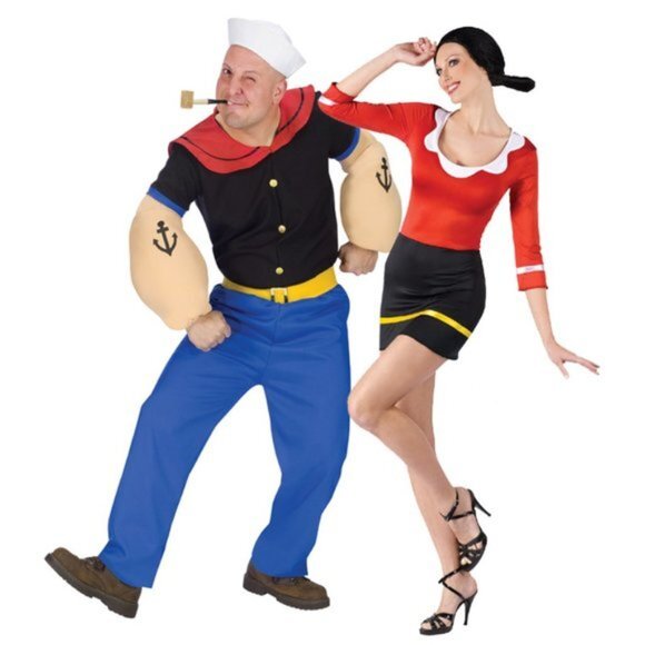 Olive Oyl Womens Costume selectable size 🆕‎ NWT! - Picture 3 of 14